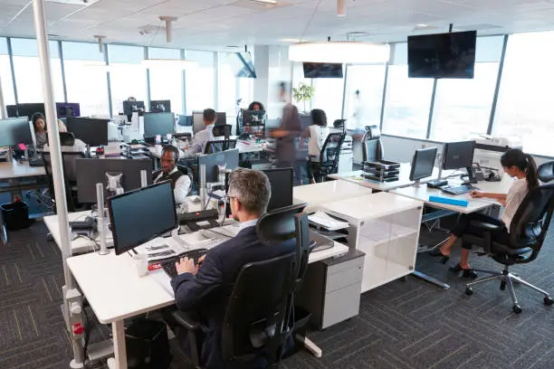 Modern office workspace representing Mandale Construction case study